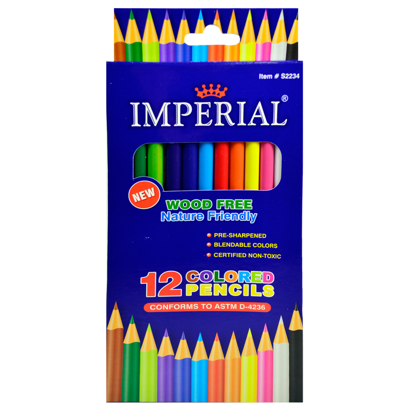 Customized Mini Pre-Sharpened Colored Pencils - 4 Pack $0.55