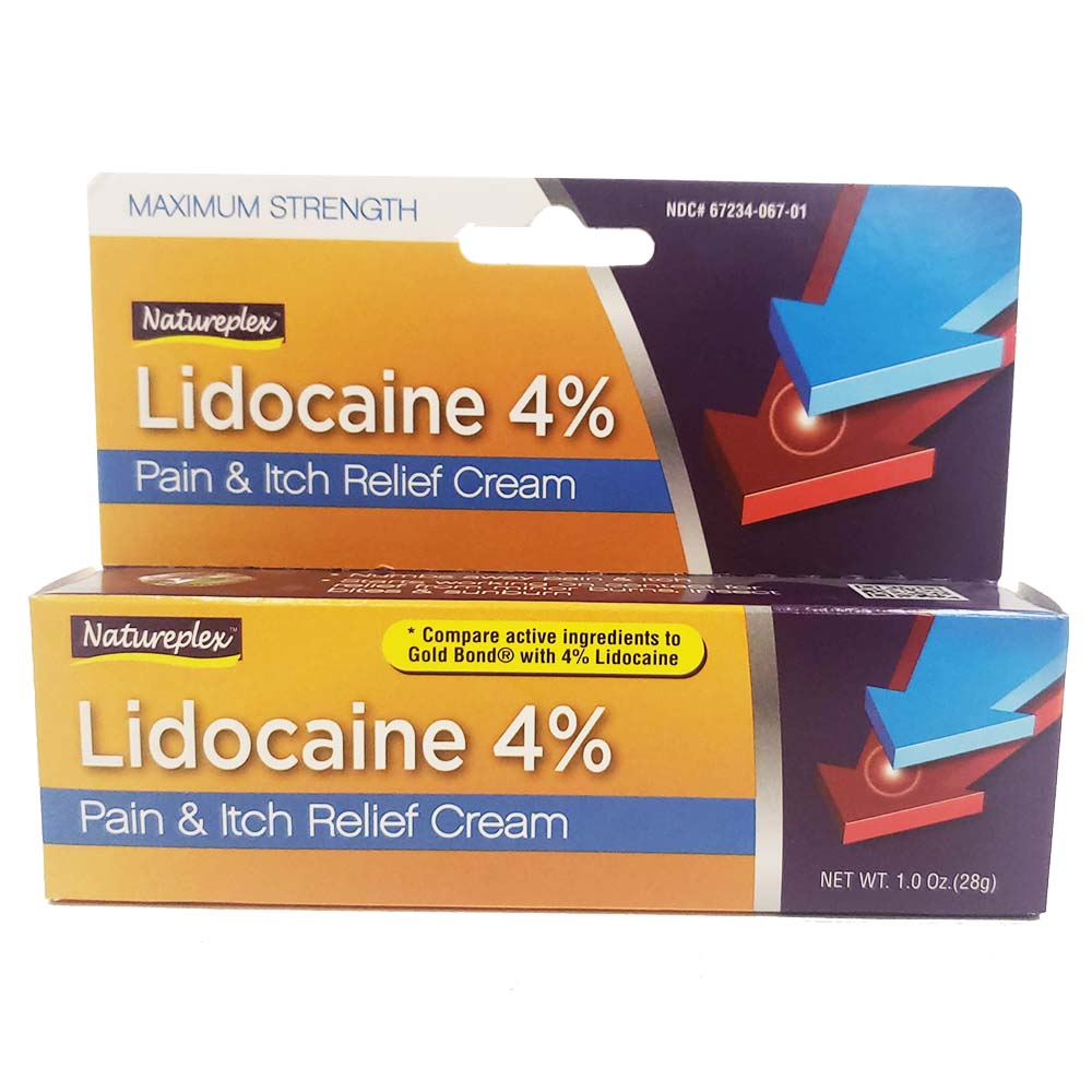 Natureplex Lidocaine Cream Bulk Case 24