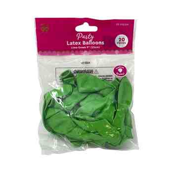 Party Balloon Latex Lime Green