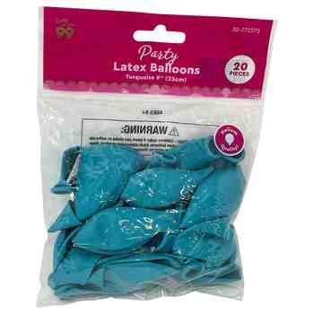 Party Balloon Latex Turquoise