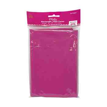 Party PG solid Table Cover Pink
