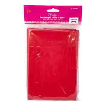 Party PG solid Table Cover Red
