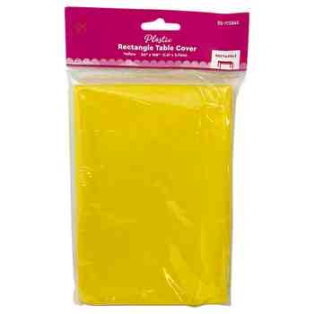 Party PG solid Table Cover Yellow