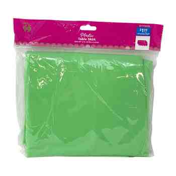 Party PG solid Table Cover skirt Lime
