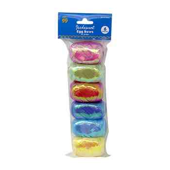 Party Egg Primary Iridescent Ribbon And Bow