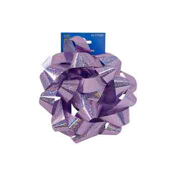Party  Ribbon And Bow Star Holographic Pastel Bow