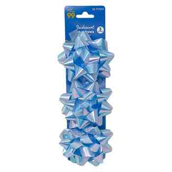 Party Ribbon And Bow Star Iridescent Bow
