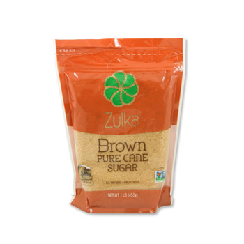 Zulka-Pure Cane Brown Sugar/1 Pound#00110