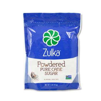 Zulka-Pure Cane Powdered Sugar/1 Pound#00111
