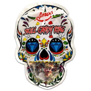 Halloween Day of the Dead Skull Candy Ring