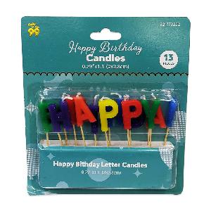 Party Candle Party Happy Birthday letter Packs