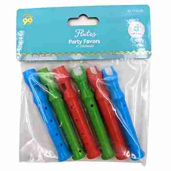 Party Favors Flutes 4in
