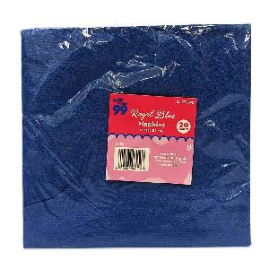 Party PG Solid Napkin Lunch Royal Blue