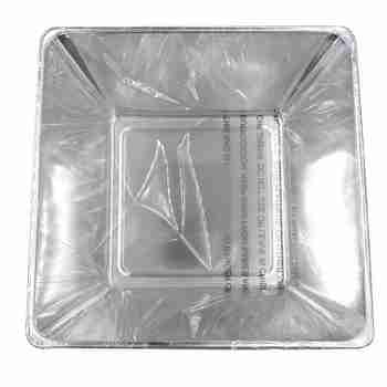 Party Catering Square Bowl tray Silver