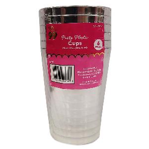 Party Catering Drinkware Plastic Tumbler Silver