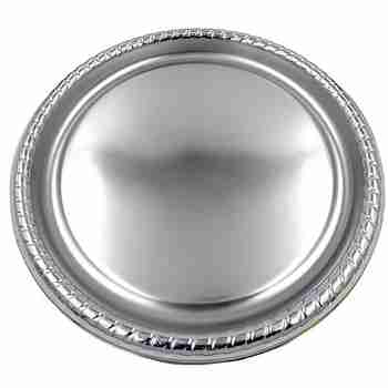 Party Catering Round Tray Silver